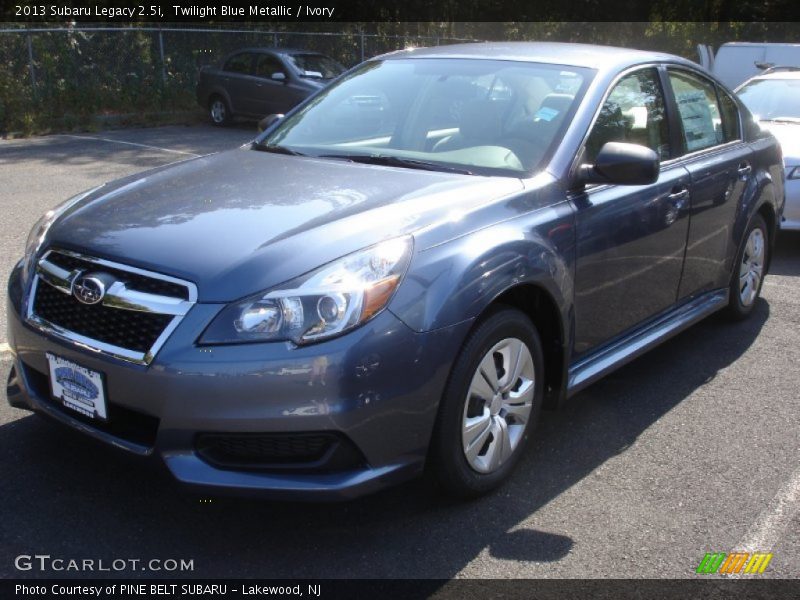 Twilight Blue Metallic / Ivory 2013 Subaru Legacy 2.5i