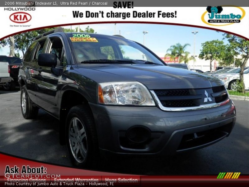 Ultra Red Pearl / Charcoal 2006 Mitsubishi Endeavor LS