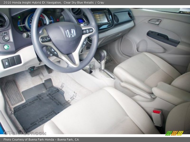 Gray Interior - 2010 Insight Hybrid EX Navigation 