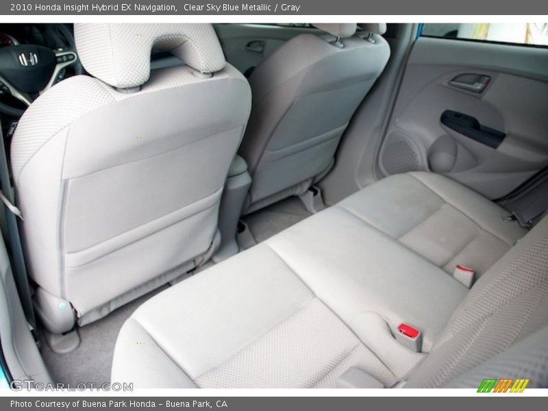 Rear Seat of 2010 Insight Hybrid EX Navigation