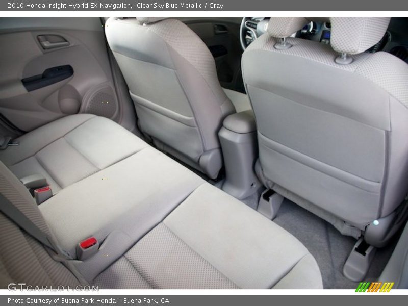 Clear Sky Blue Metallic / Gray 2010 Honda Insight Hybrid EX Navigation