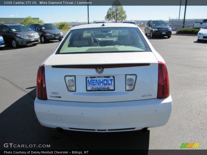 White Diamond Tricoat / Cashmere 2008 Cadillac STS V6