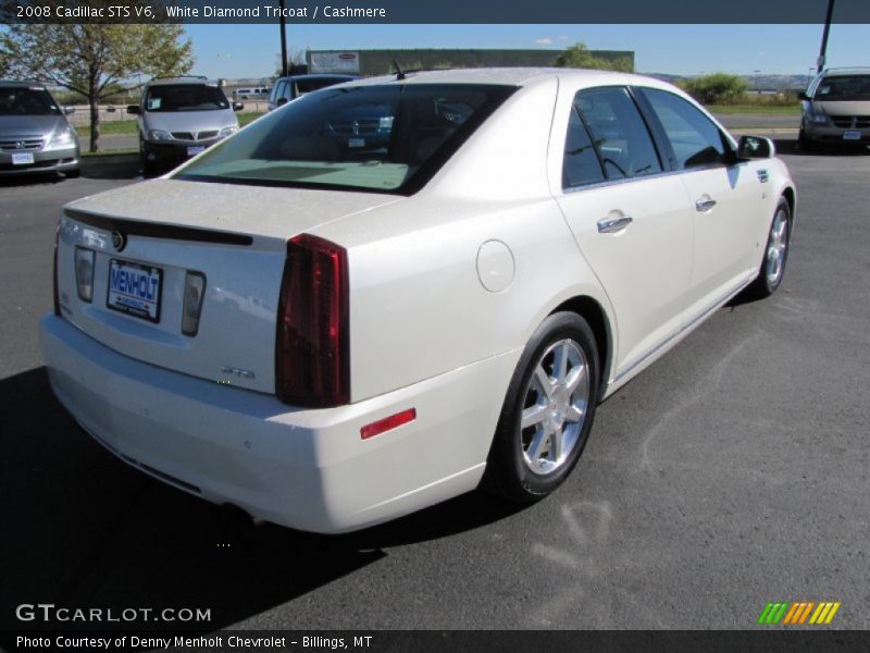 White Diamond Tricoat / Cashmere 2008 Cadillac STS V6