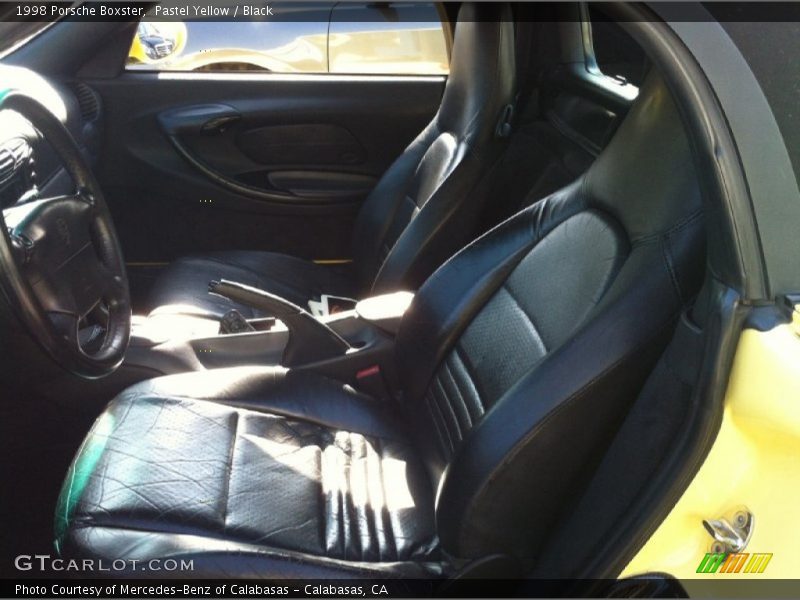 Pastel Yellow / Black 1998 Porsche Boxster