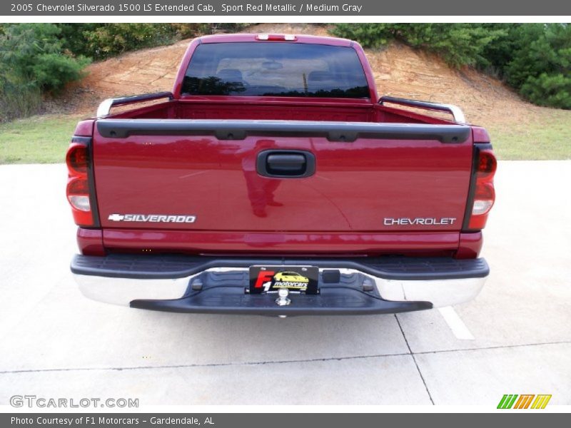 Sport Red Metallic / Medium Gray 2005 Chevrolet Silverado 1500 LS Extended Cab