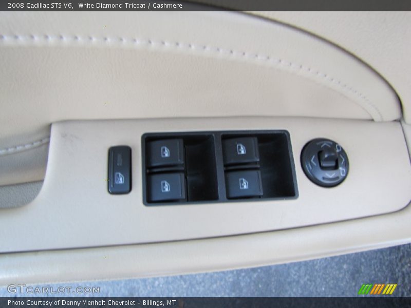 White Diamond Tricoat / Cashmere 2008 Cadillac STS V6
