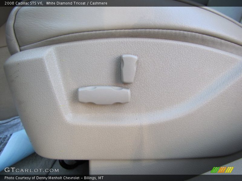 White Diamond Tricoat / Cashmere 2008 Cadillac STS V6