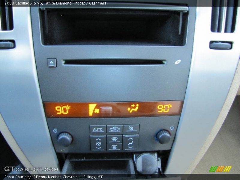White Diamond Tricoat / Cashmere 2008 Cadillac STS V6