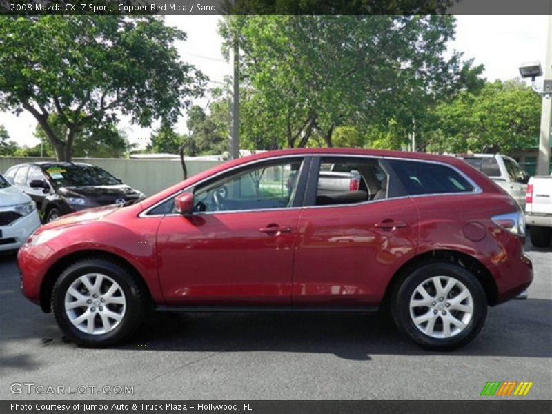 Copper Red Mica / Sand 2008 Mazda CX-7 Sport