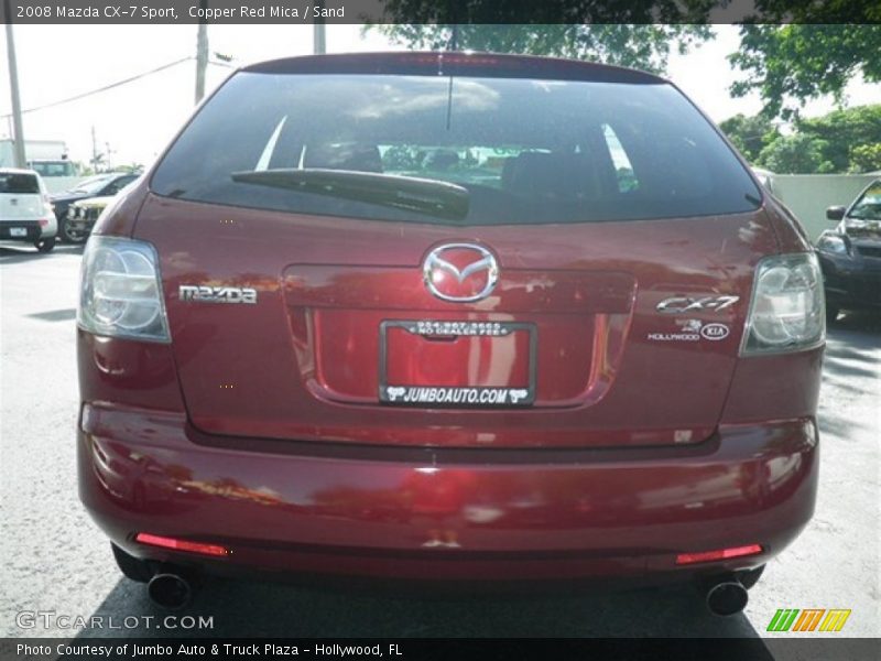 Copper Red Mica / Sand 2008 Mazda CX-7 Sport