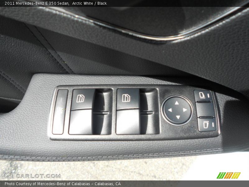 Arctic White / Black 2011 Mercedes-Benz E 350 Sedan