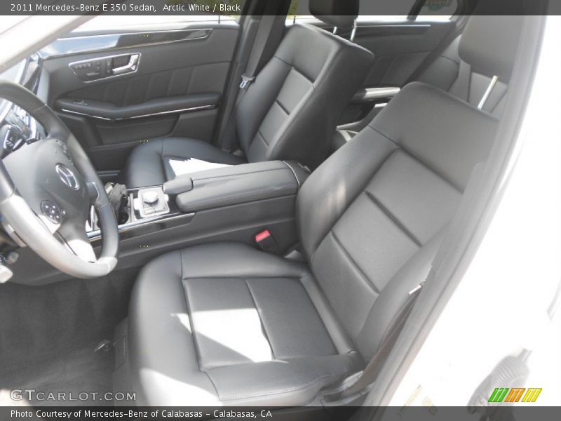 Arctic White / Black 2011 Mercedes-Benz E 350 Sedan