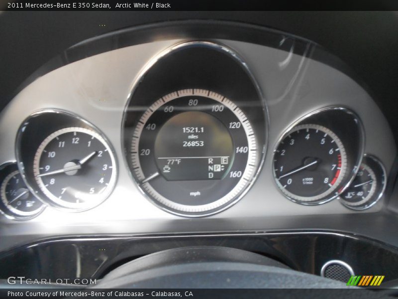 Arctic White / Black 2011 Mercedes-Benz E 350 Sedan