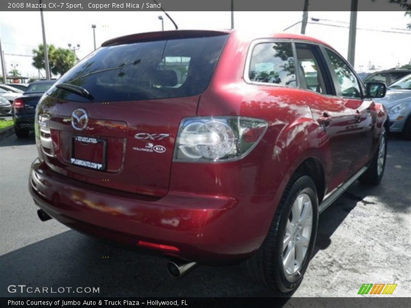 Copper Red Mica / Sand 2008 Mazda CX-7 Sport