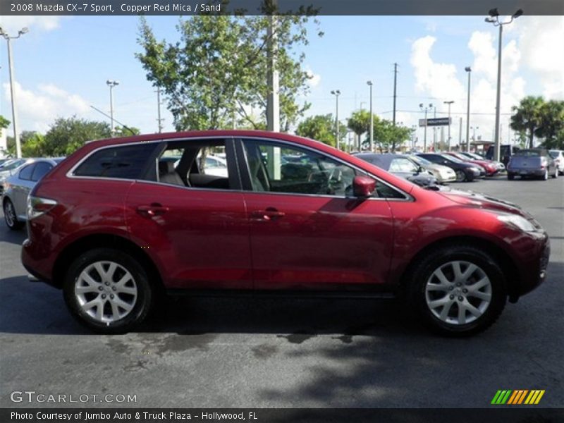 Copper Red Mica / Sand 2008 Mazda CX-7 Sport