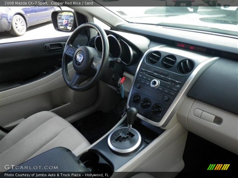 Copper Red Mica / Sand 2008 Mazda CX-7 Sport