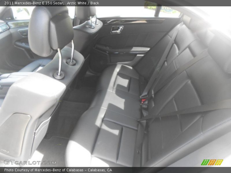 Arctic White / Black 2011 Mercedes-Benz E 350 Sedan