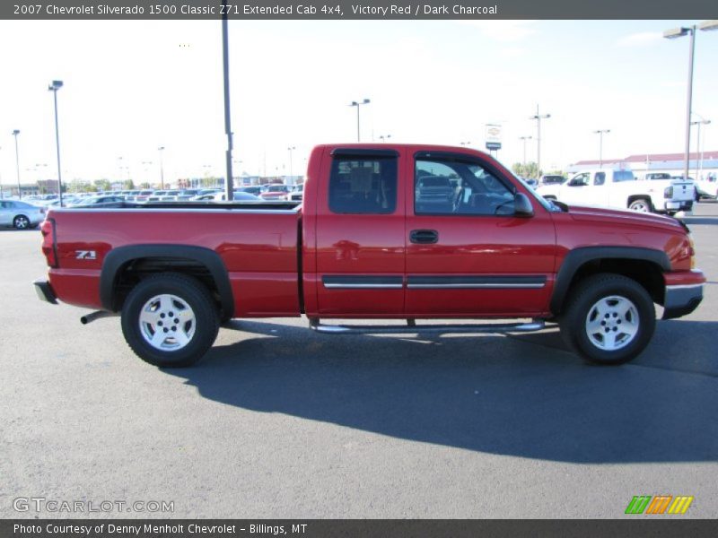 Victory Red / Dark Charcoal 2007 Chevrolet Silverado 1500 Classic Z71 Extended Cab 4x4