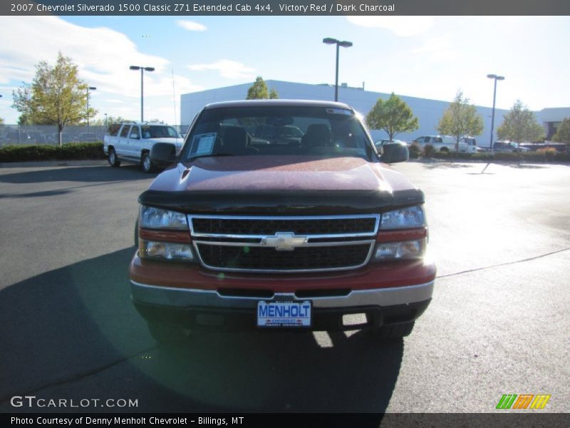 Victory Red / Dark Charcoal 2007 Chevrolet Silverado 1500 Classic Z71 Extended Cab 4x4