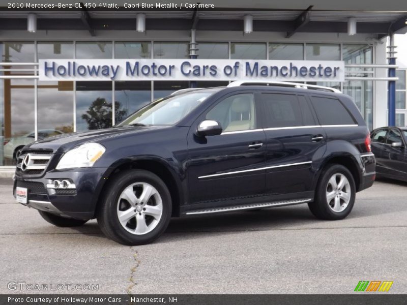 Capri Blue Metallic / Cashmere 2010 Mercedes-Benz GL 450 4Matic
