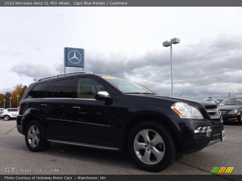 Capri Blue Metallic / Cashmere 2010 Mercedes-Benz GL 450 4Matic