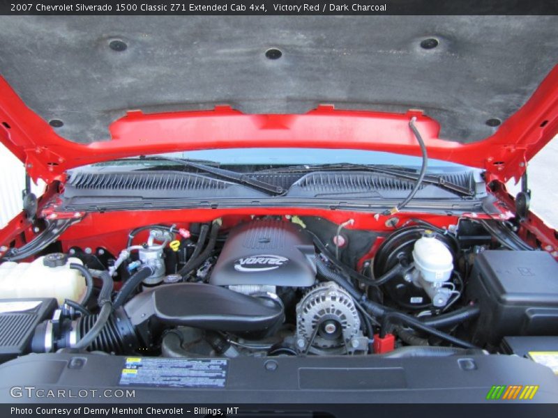 Victory Red / Dark Charcoal 2007 Chevrolet Silverado 1500 Classic Z71 Extended Cab 4x4
