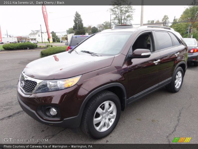 Dark Cherry / Black 2011 Kia Sorento LX