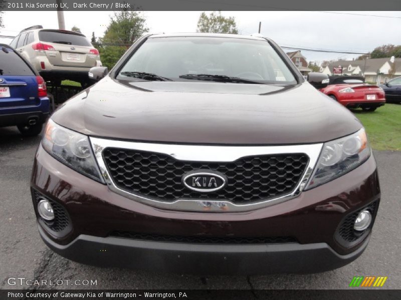 Dark Cherry / Black 2011 Kia Sorento LX