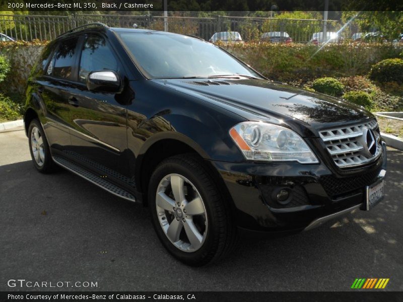 Black / Cashmere 2009 Mercedes-Benz ML 350