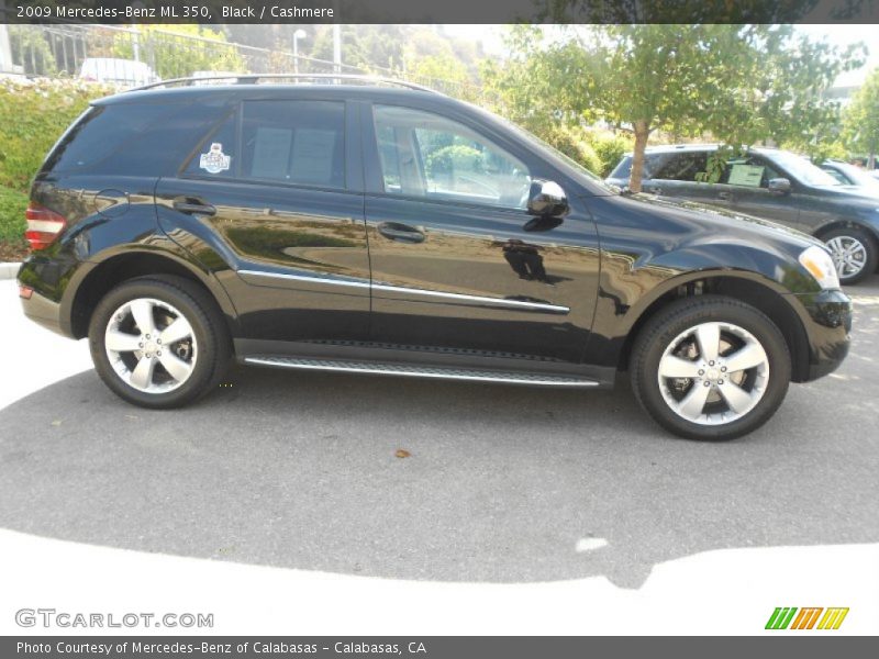 Black / Cashmere 2009 Mercedes-Benz ML 350