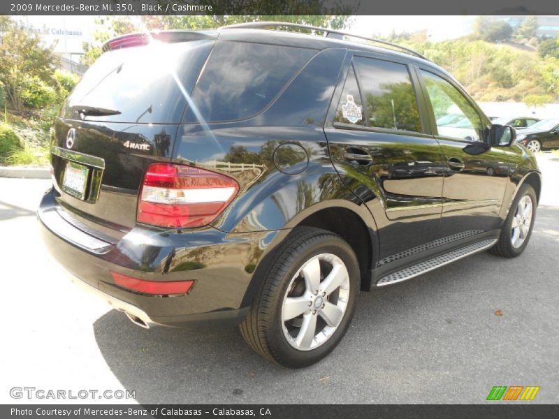 Black / Cashmere 2009 Mercedes-Benz ML 350