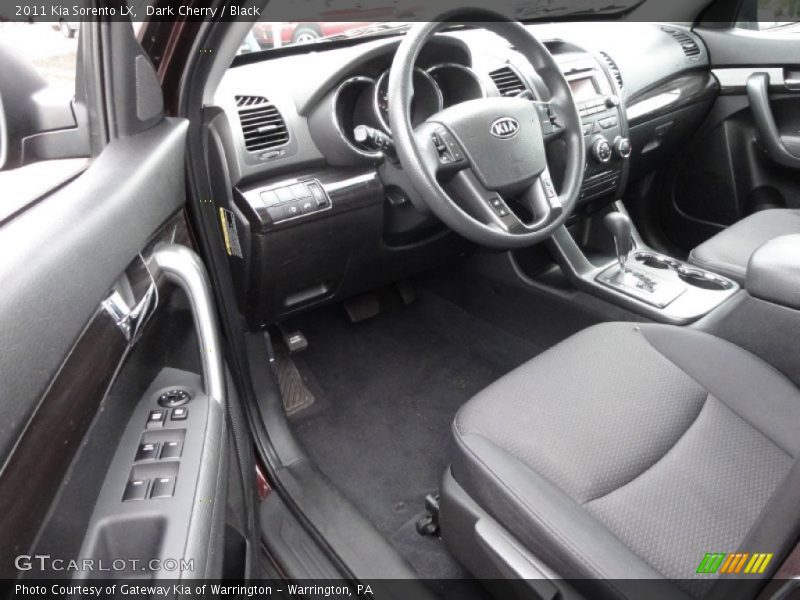Dark Cherry / Black 2011 Kia Sorento LX