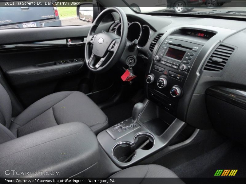 Dark Cherry / Black 2011 Kia Sorento LX