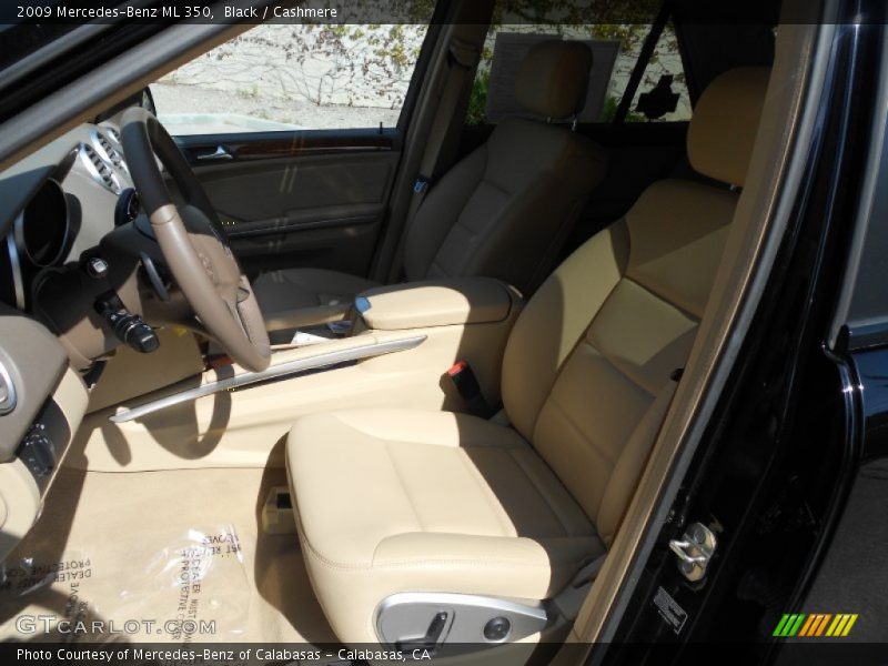 Black / Cashmere 2009 Mercedes-Benz ML 350