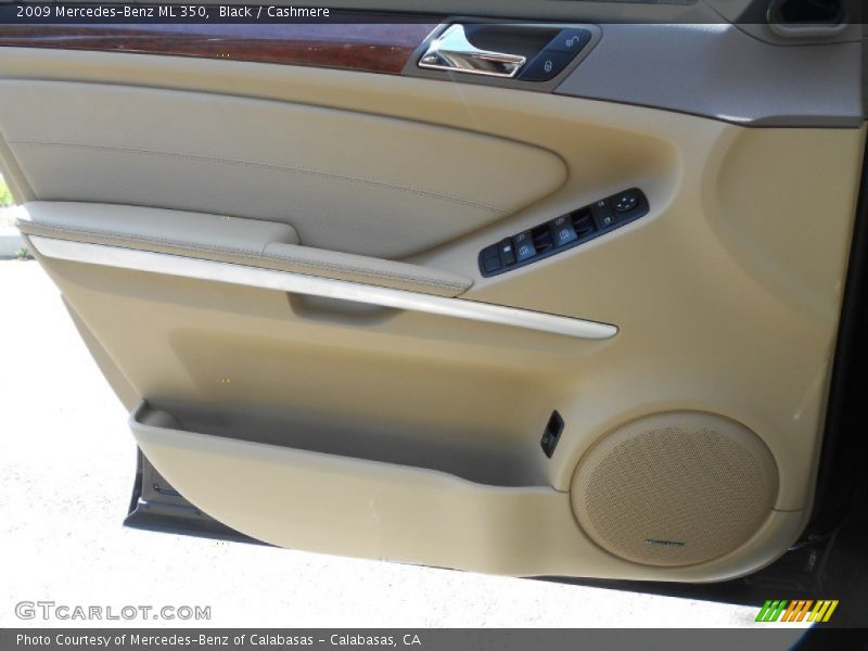 Black / Cashmere 2009 Mercedes-Benz ML 350