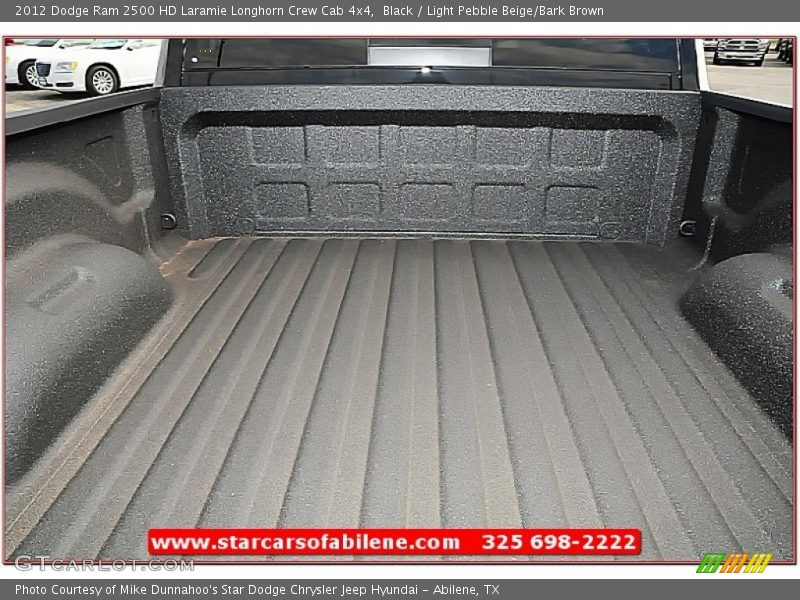 Black / Light Pebble Beige/Bark Brown 2012 Dodge Ram 2500 HD Laramie Longhorn Crew Cab 4x4