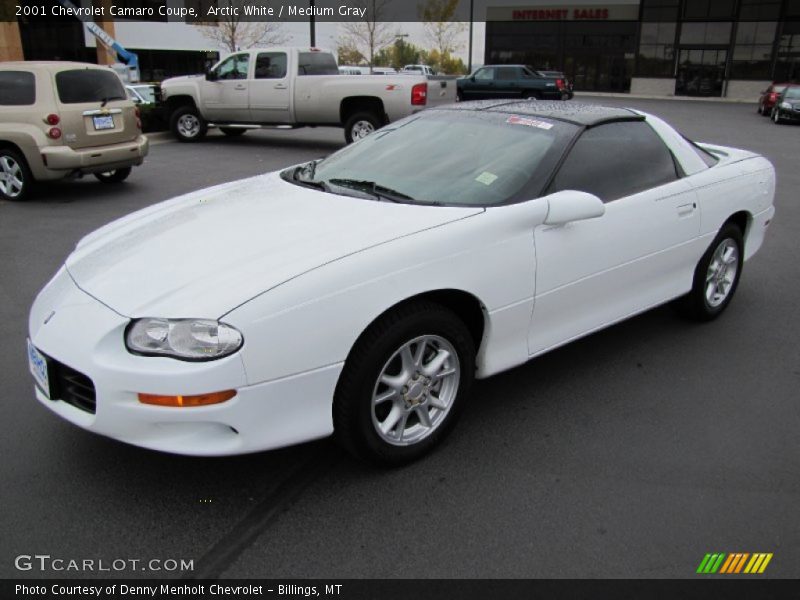 Arctic White / Medium Gray 2001 Chevrolet Camaro Coupe