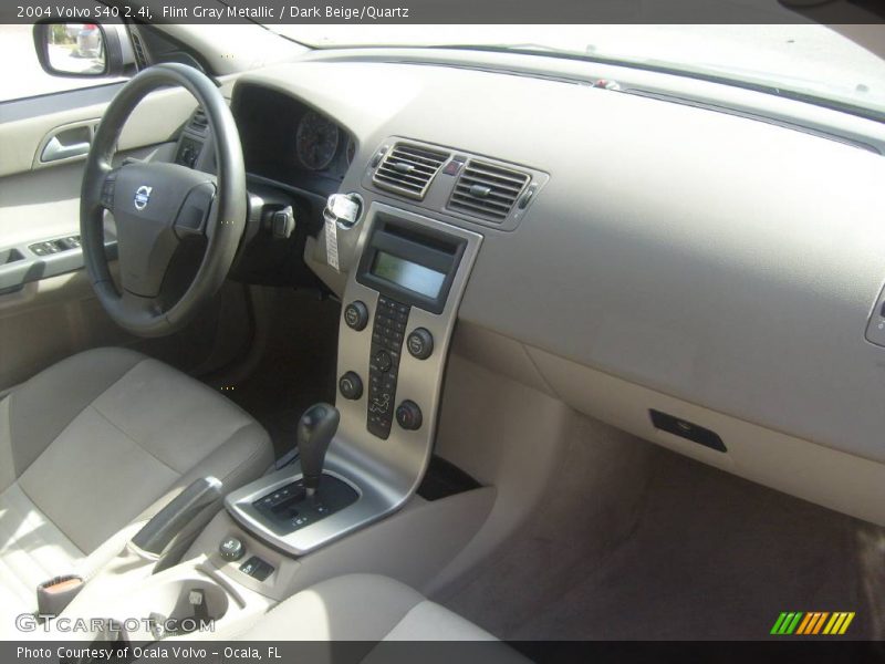 Flint Gray Metallic / Dark Beige/Quartz 2004 Volvo S40 2.4i