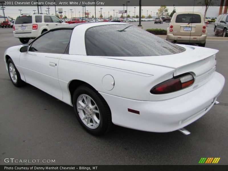 Arctic White / Medium Gray 2001 Chevrolet Camaro Coupe