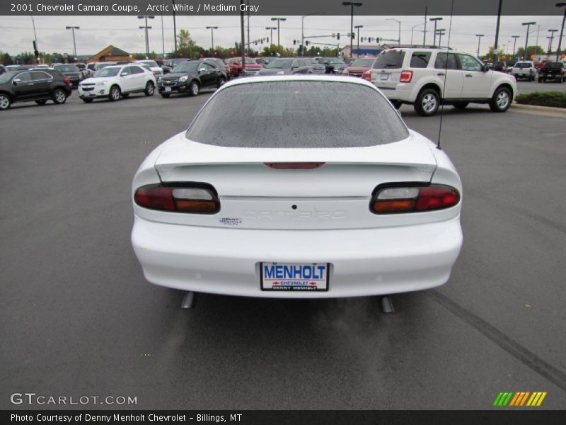 Arctic White / Medium Gray 2001 Chevrolet Camaro Coupe