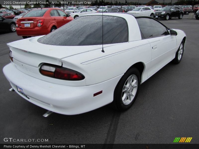 Arctic White / Medium Gray 2001 Chevrolet Camaro Coupe