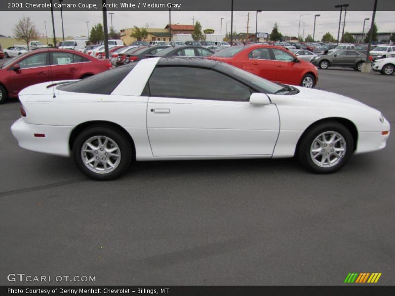 Arctic White / Medium Gray 2001 Chevrolet Camaro Coupe