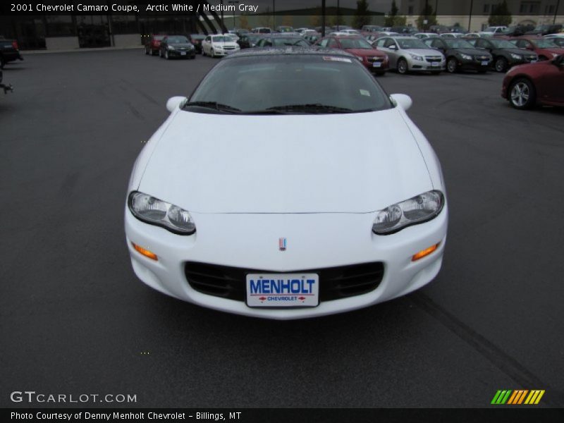 Arctic White / Medium Gray 2001 Chevrolet Camaro Coupe