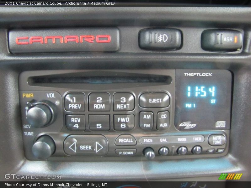 Arctic White / Medium Gray 2001 Chevrolet Camaro Coupe