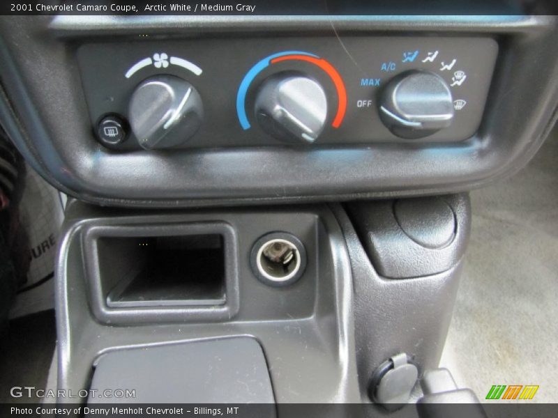Arctic White / Medium Gray 2001 Chevrolet Camaro Coupe