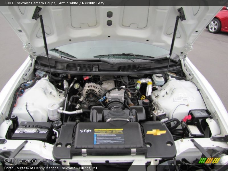 Arctic White / Medium Gray 2001 Chevrolet Camaro Coupe
