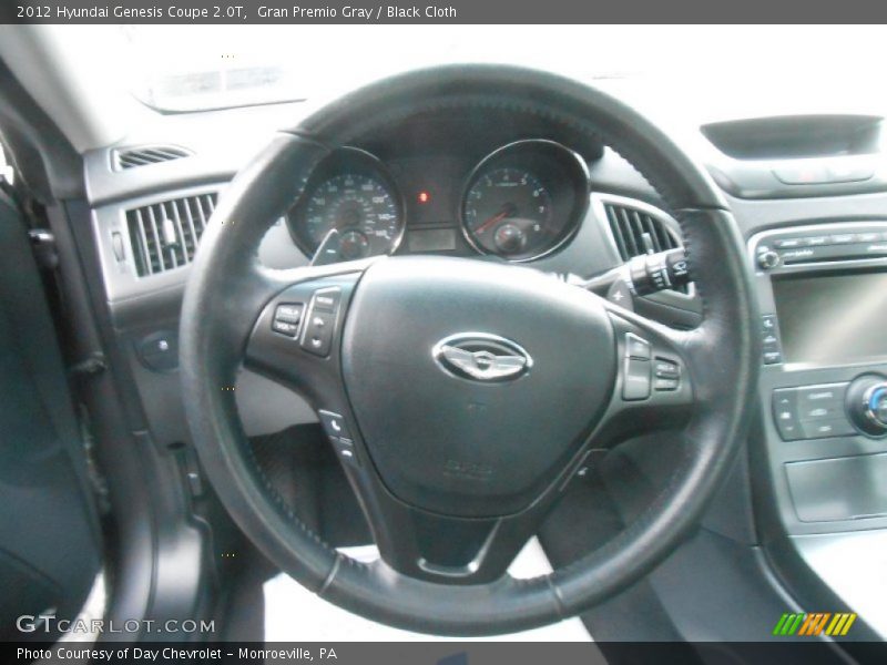 Gran Premio Gray / Black Cloth 2012 Hyundai Genesis Coupe 2.0T