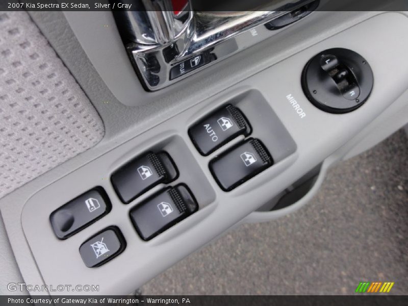 Silver / Gray 2007 Kia Spectra EX Sedan