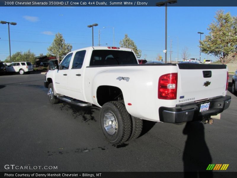 Summit White / Ebony 2008 Chevrolet Silverado 3500HD LT Crew Cab 4x4 Dually