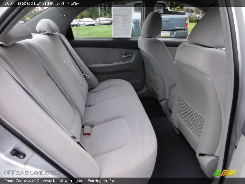 Silver / Gray 2007 Kia Spectra EX Sedan